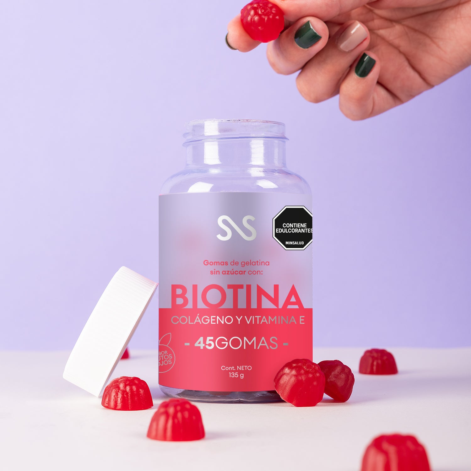 Gomas de Biotina con Colágeno y Vitamina E